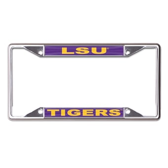 WinCraft LSU Tigers Printed Primary Metal License Plate Frame