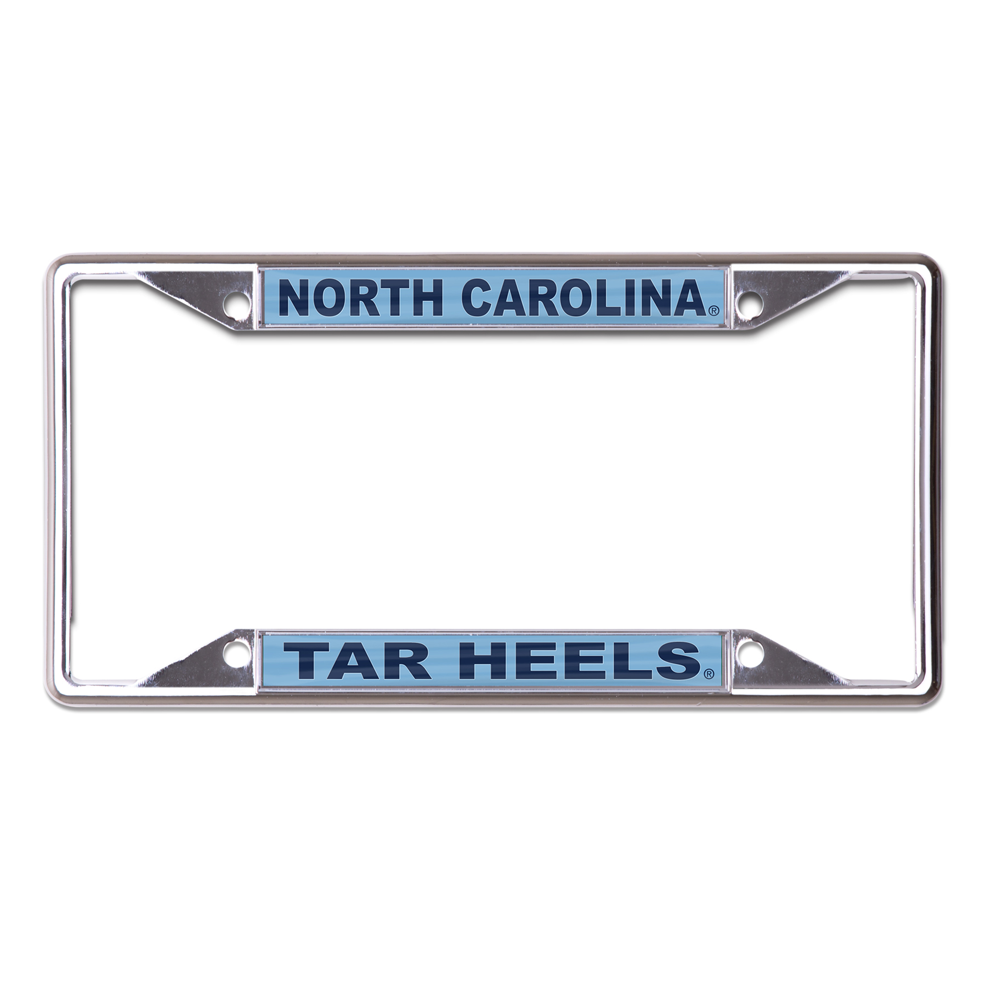 WinCraft North Carolina Tar Heels Printed Metal License Plate Frame