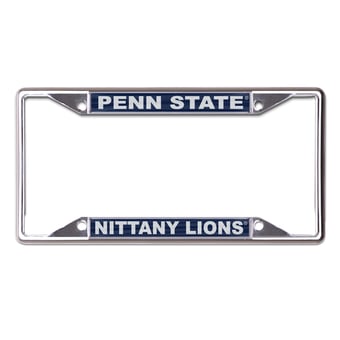 WinCraft Penn State Nittany Lions Printed Metal License Plate Frame