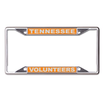 WinCraft Tennessee Volunteers Printed Primary Metal License Plate Frame