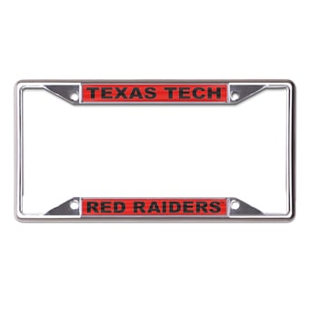 WinCraft Texas Tech Red Raiders Printed Metal License Plate Frame