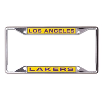 WinCraft Los Angeles Lakers Printed Metal License Plate Frame