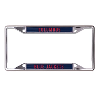 WinCraft Columbus Blue Jackets Printed Metal License Plate Frame
