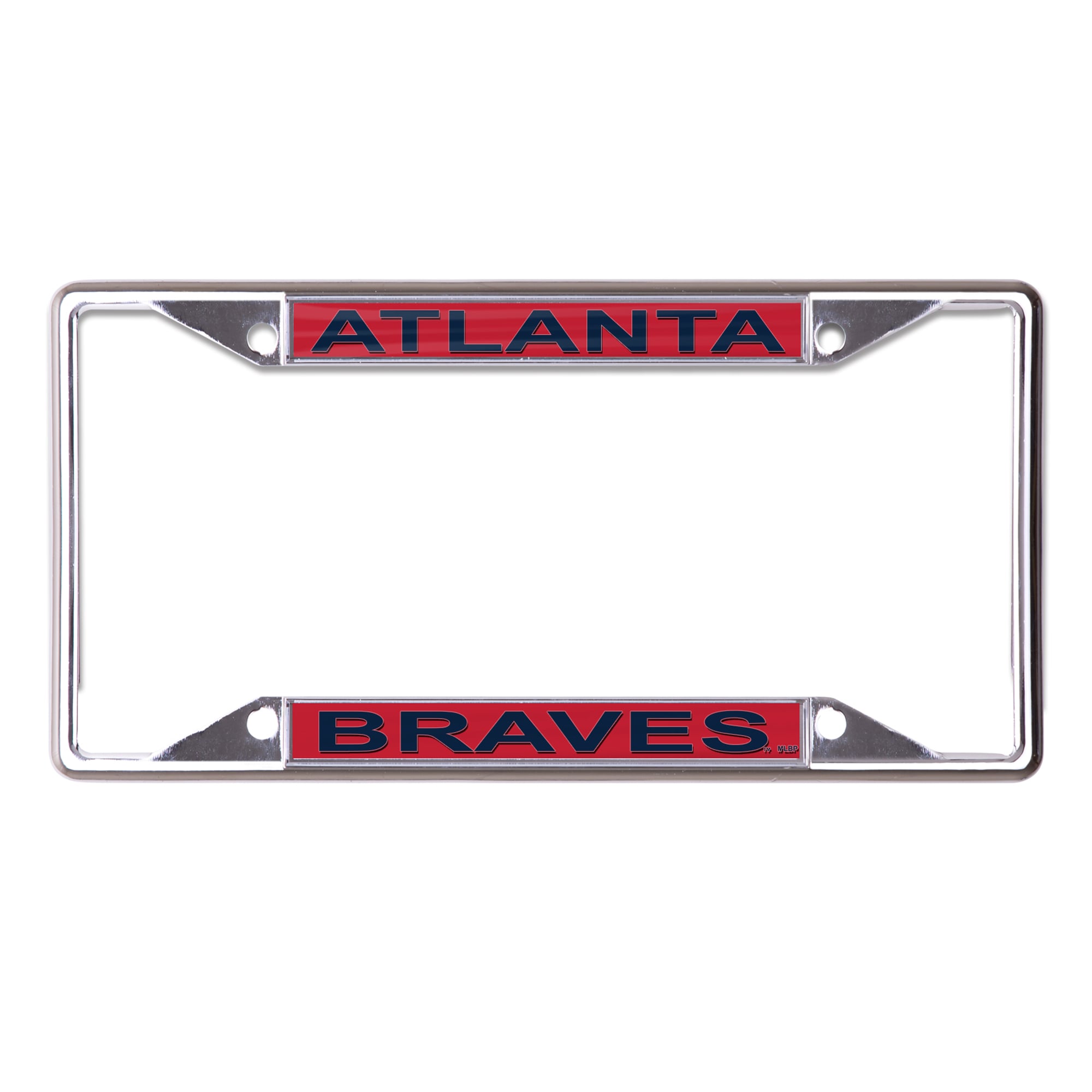 WinCraft Atlanta Braves Printed Metal License Plate Frame