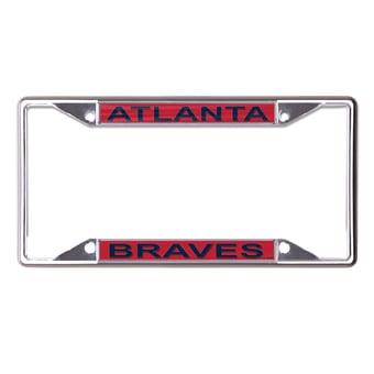 WinCraft Atlanta Braves Printed Metal License Plate Frame