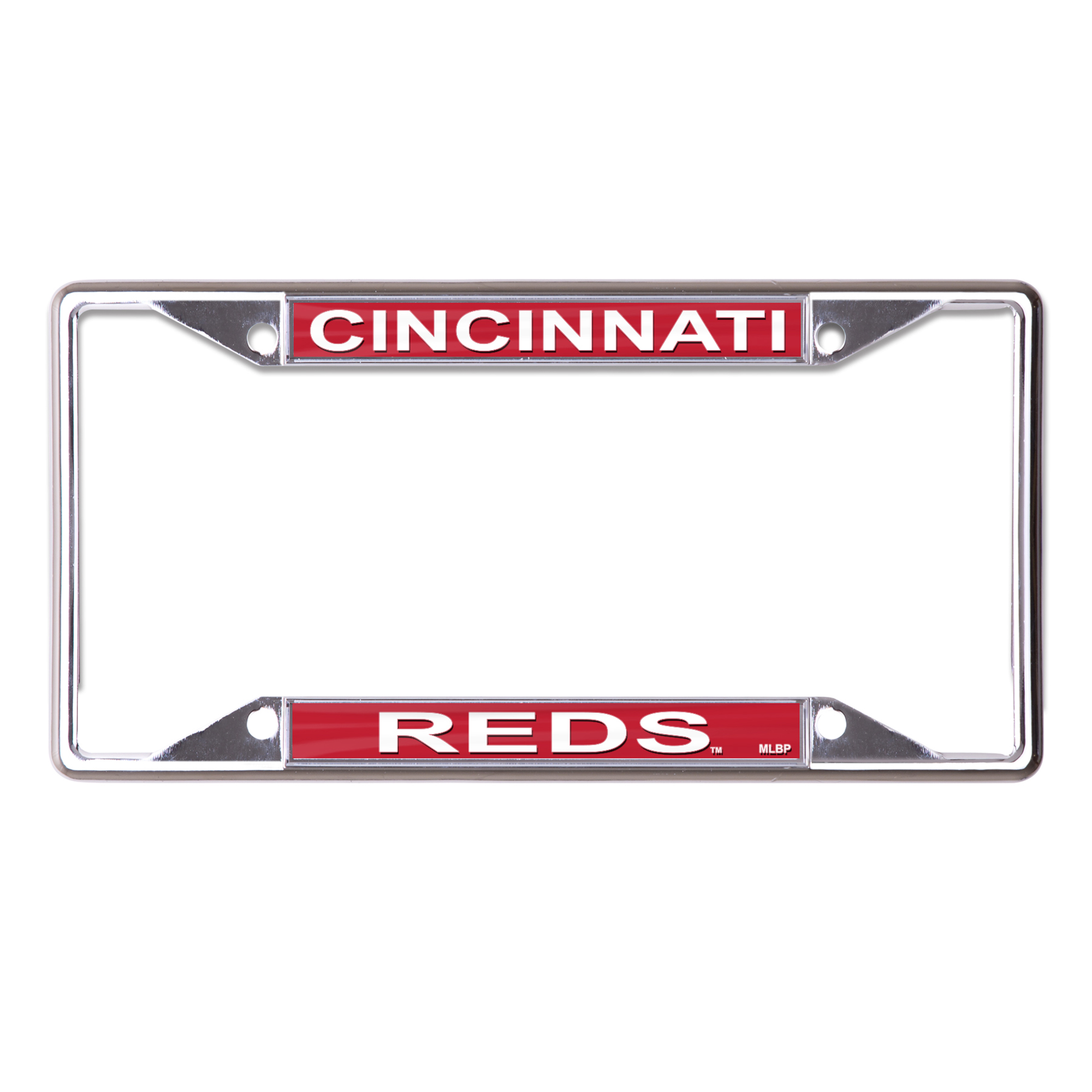 WinCraft Cincinnati Reds Printed Wordmark Metal License Plate Frame