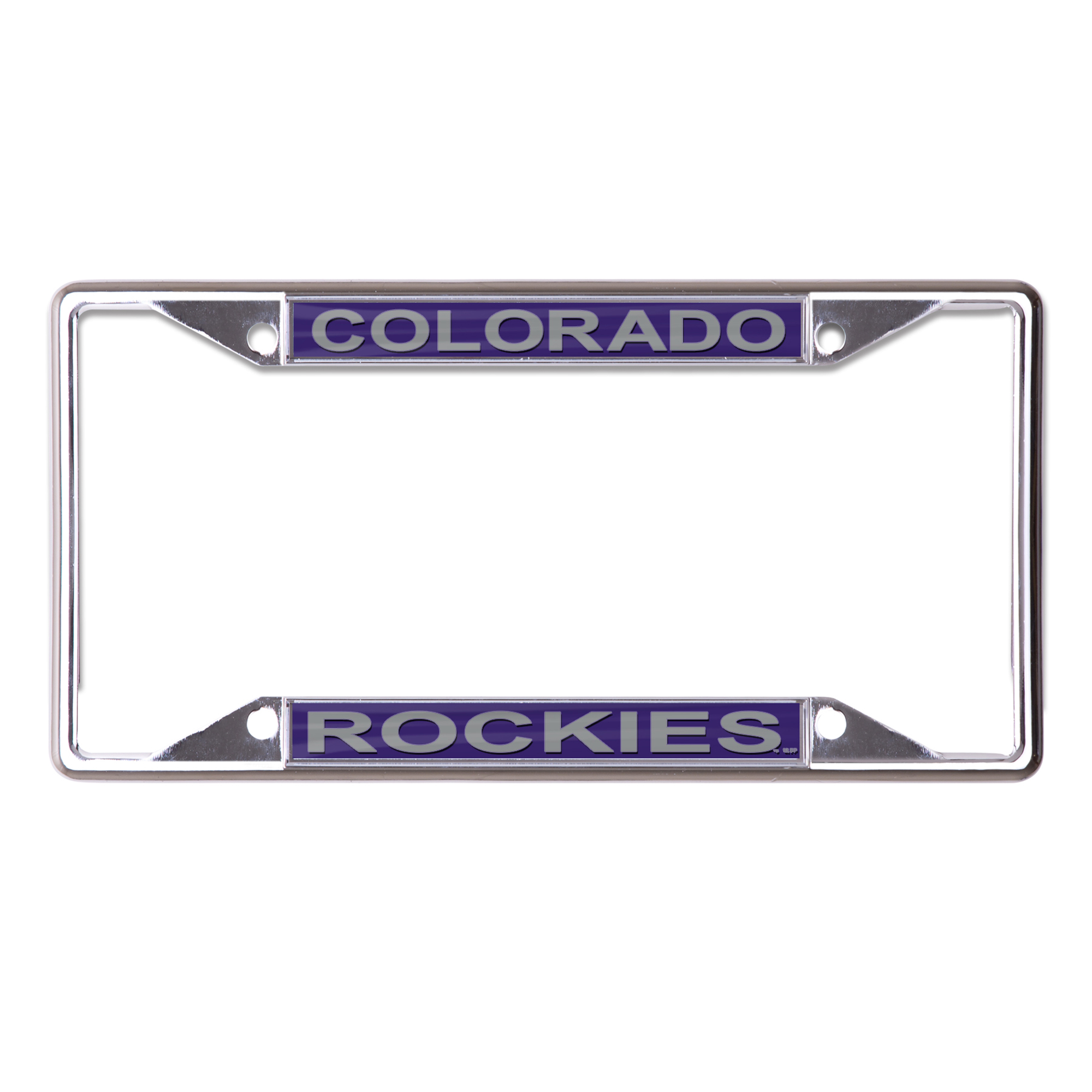 WinCraft Colorado Rockies Printed Metal License Plate Frame