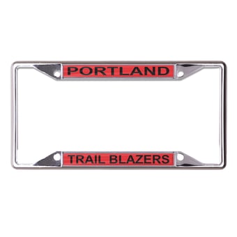 WinCraft Portland Trail Blazers Printed Metal License Plate Frame