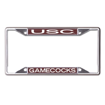 WinCraft South Carolina Gamecocks Printed Metal License Plate Frame