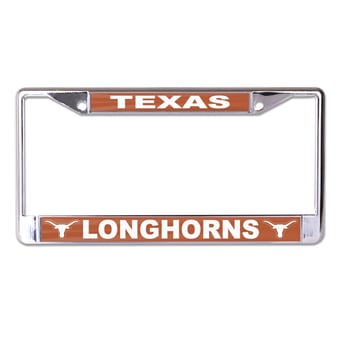 WinCraft Texas Longhorns Printed Team Metal License Plate Frame