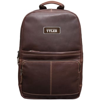 Brown Texas Tyler Patriots Logo Plate Kannah Canyon Backpack