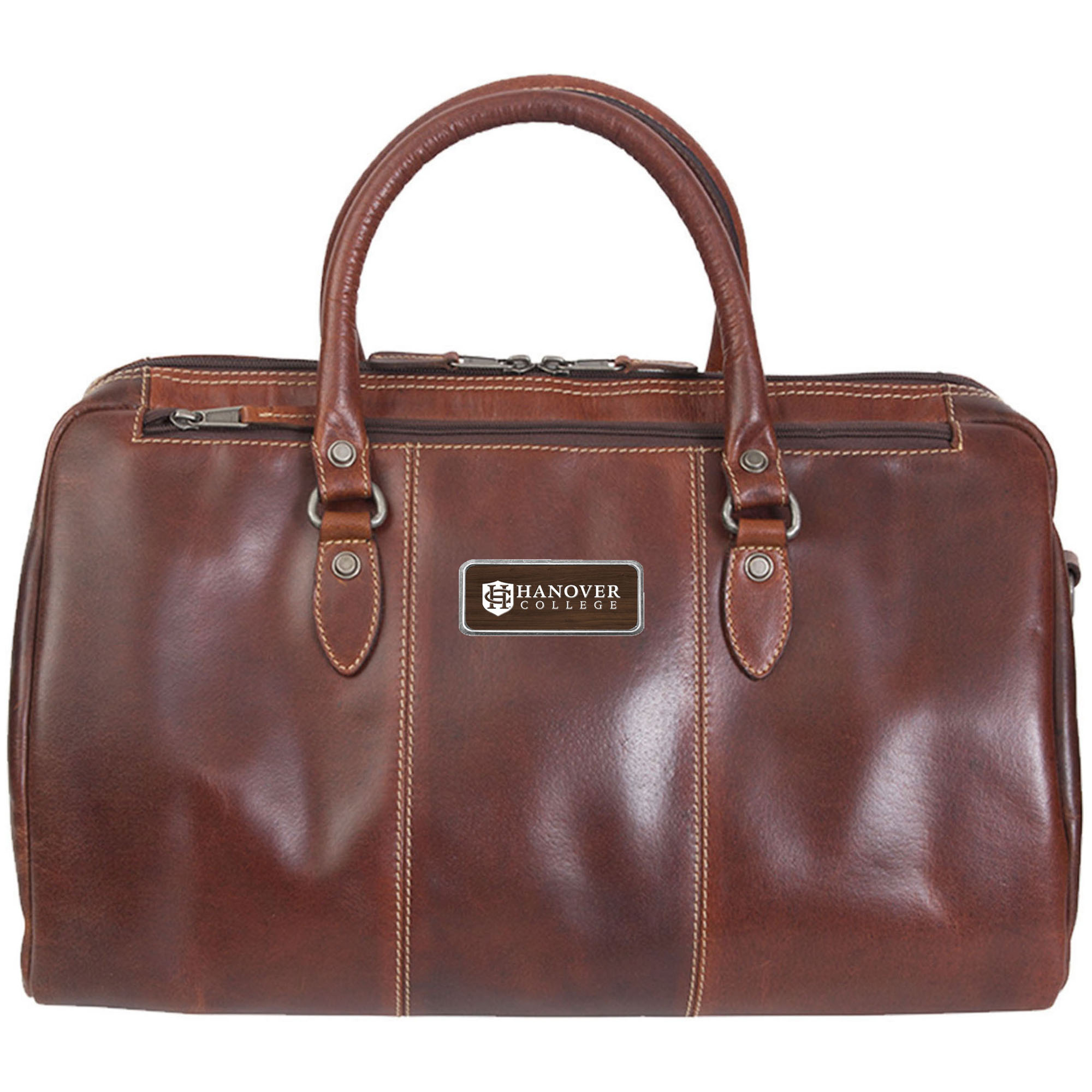 Brown Hanover Panthers Logo Plate Niagara Canyon Duffel Bag