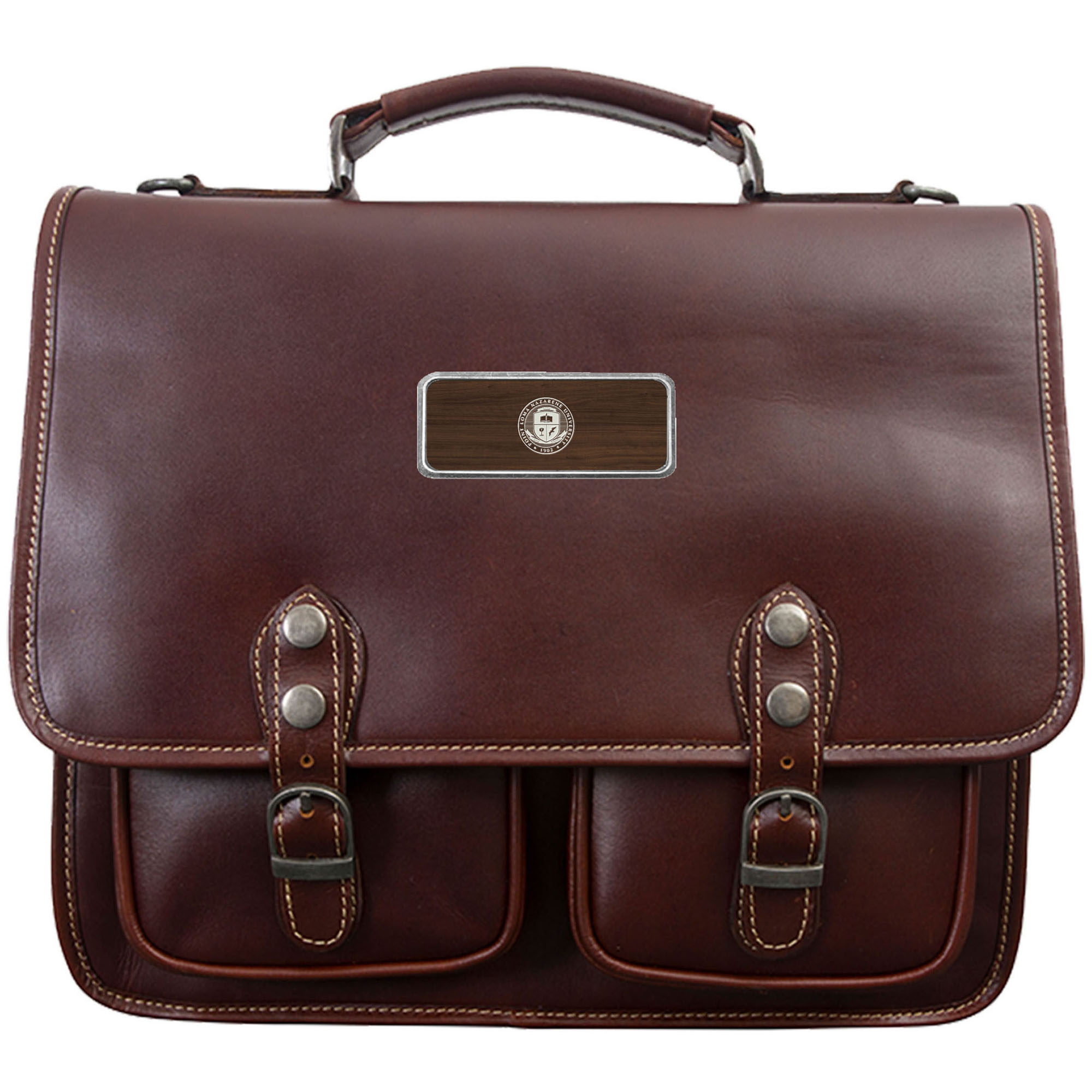 Brown Point Loma Sea Lions Logo Plate Sabino Canyon Briefcase
