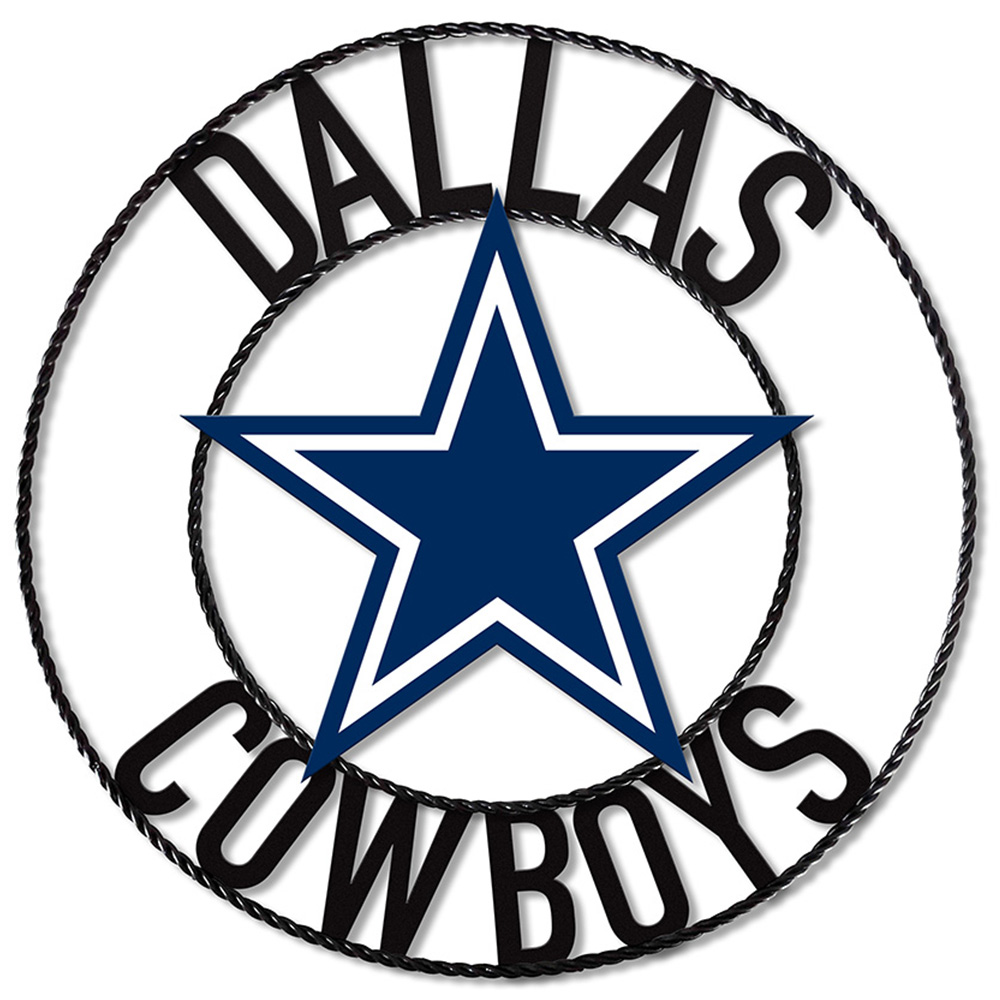 Imperial Dallas Cowboys 24'' Wrought Iron Wall Art