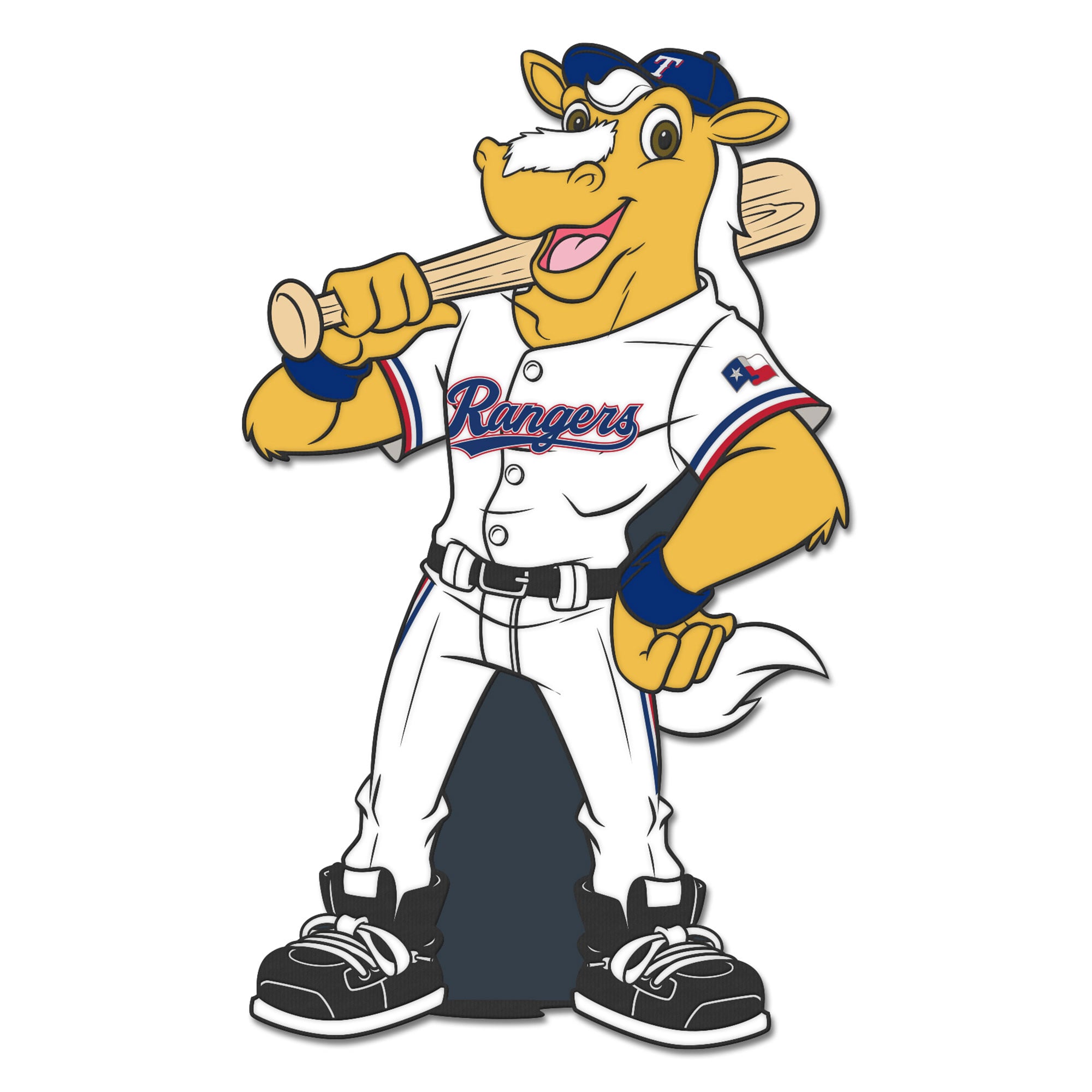 WinCraft Texas Rangers Mascot Collector Pin