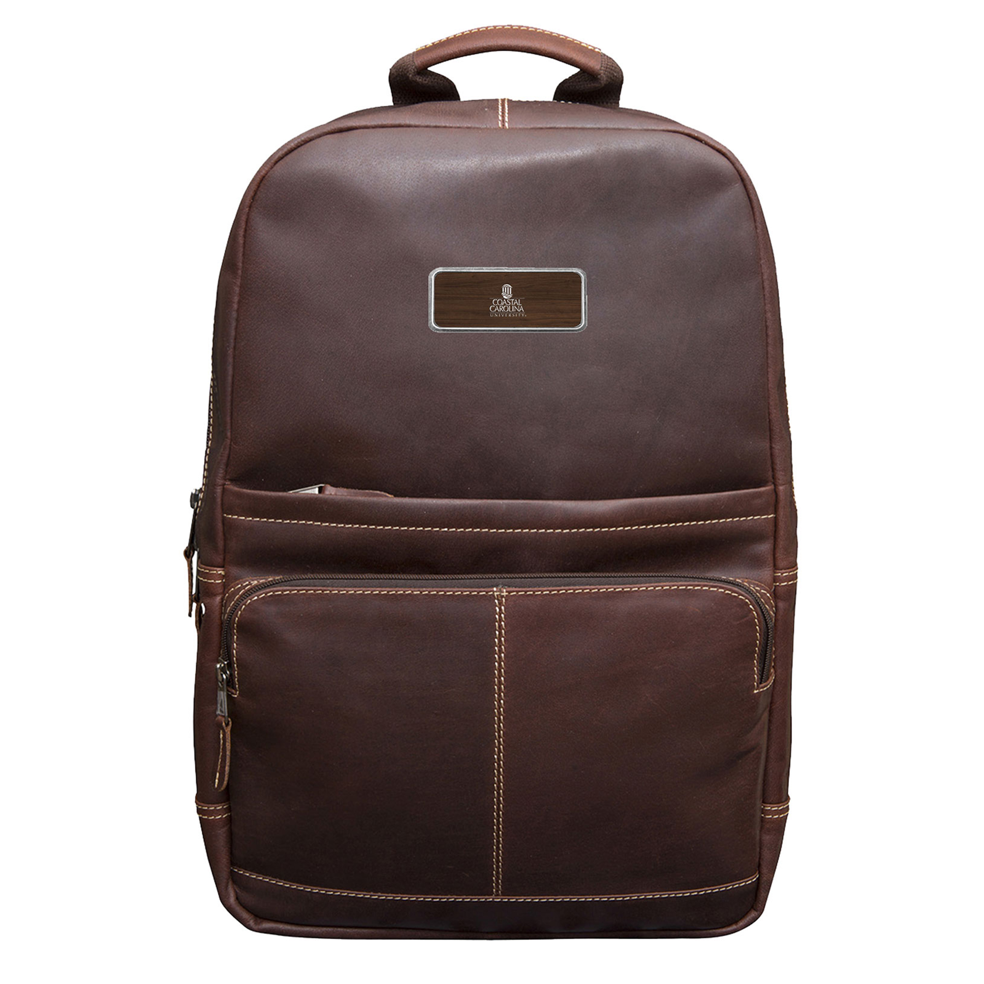 Brown Coastal Carolina Chanticleers Logo Plate Kannah Canyon Backpack