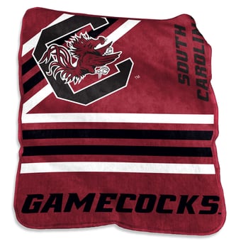 South Carolina Gamecocks 50'' x 60'' Team Plush Raschel Throw Blanket