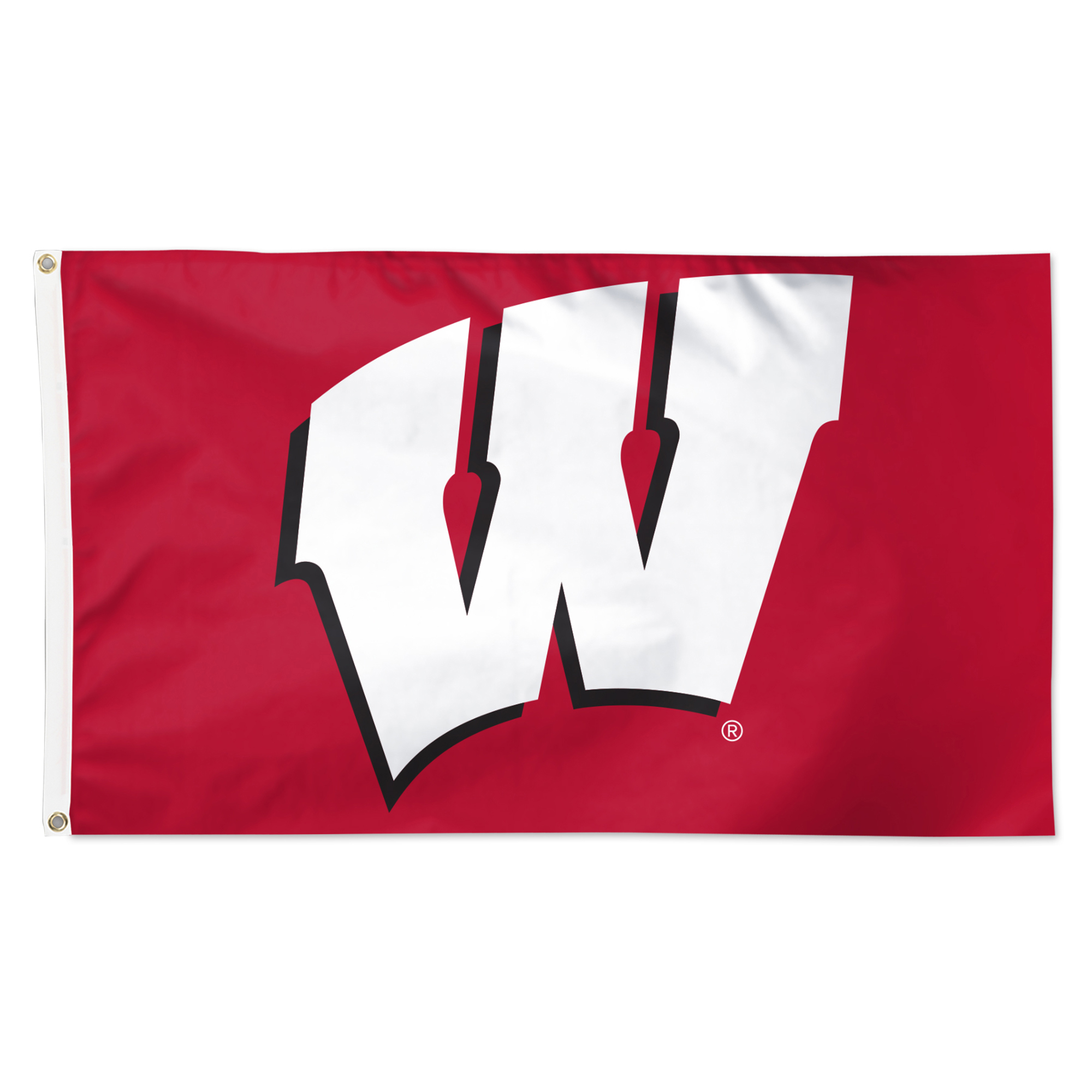 WinCraft Wisconsin Badgers 3′ x 5′ Primary Logo Single-Sided Flag WinCraft Wisconsin Badgers 3′ x 5′ Primary Logo Single-Sided Flag