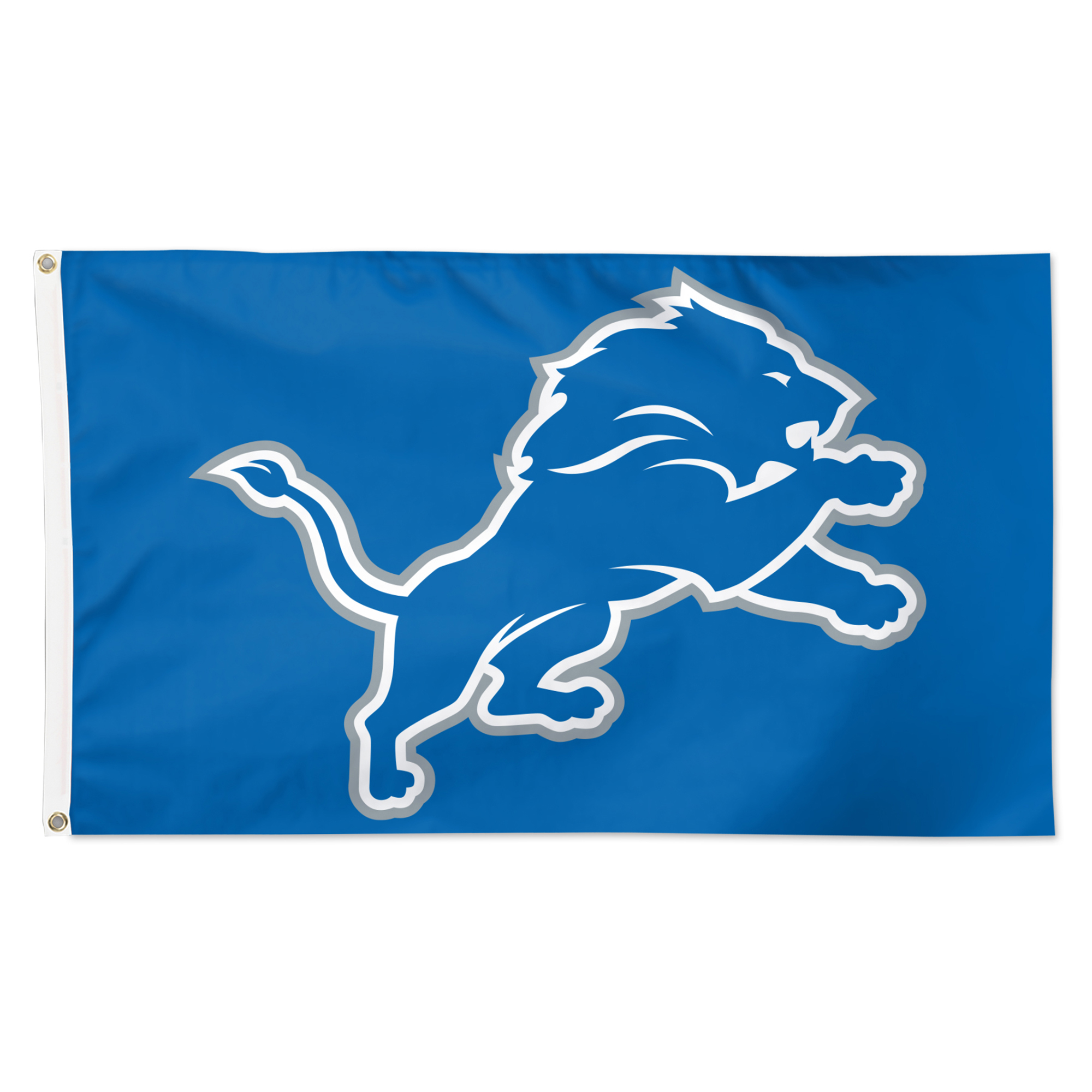 WinCraft Detroit Lions 3′ x 5′ Primary Logo Single-Sided Flag WinCraft Detroit Lions 3′ x 5′ Primary Logo Single-Sided Flag