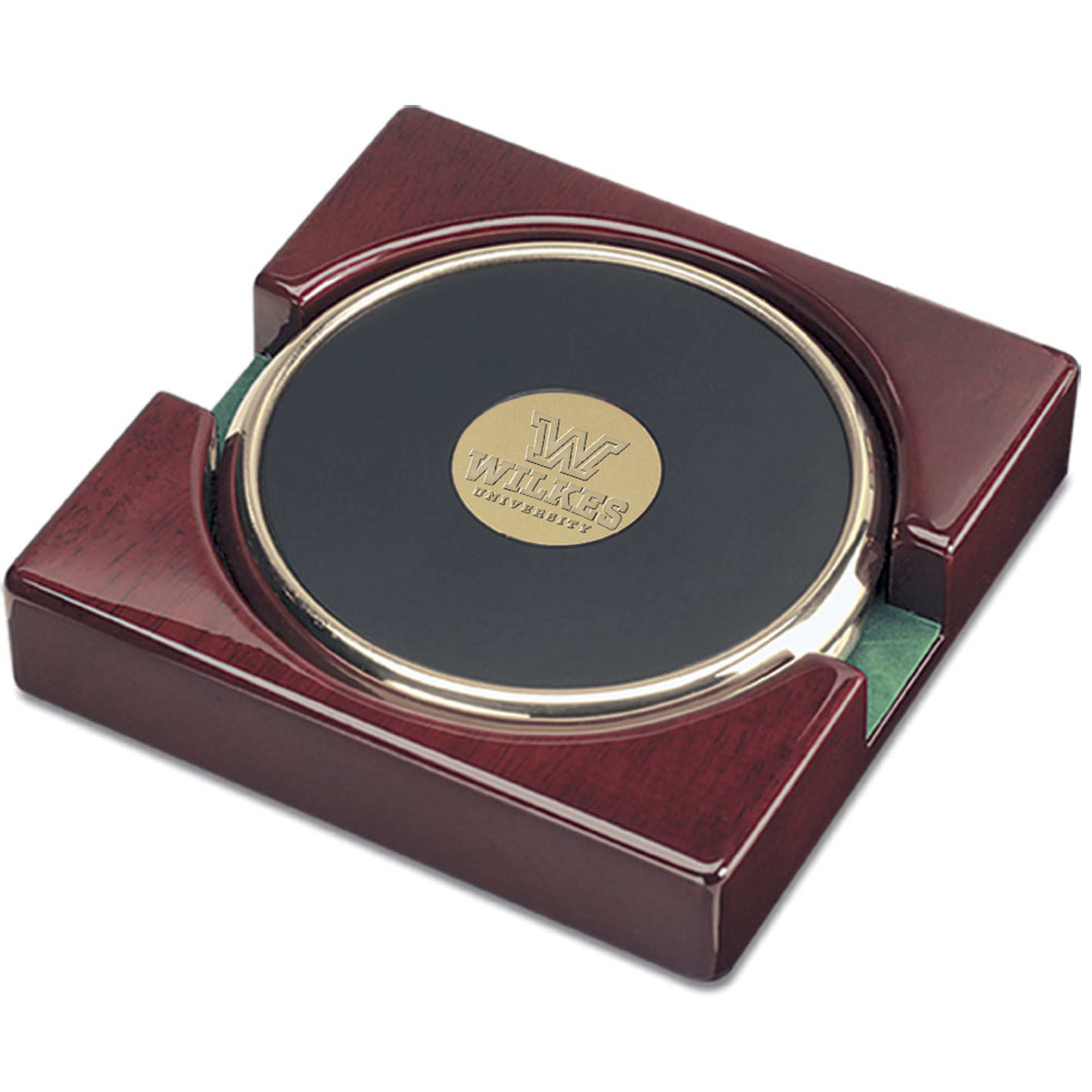 Gold Wilkes Colonels 2-Piece Coaster Set