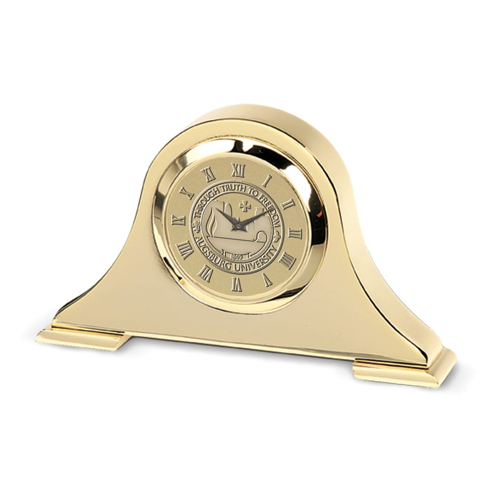 Augsburg Auggies Gold Napoleon Desk Clock