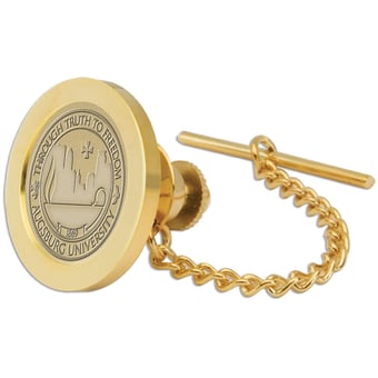 Gold Augsburg University Tie Tack/Lapel Pin