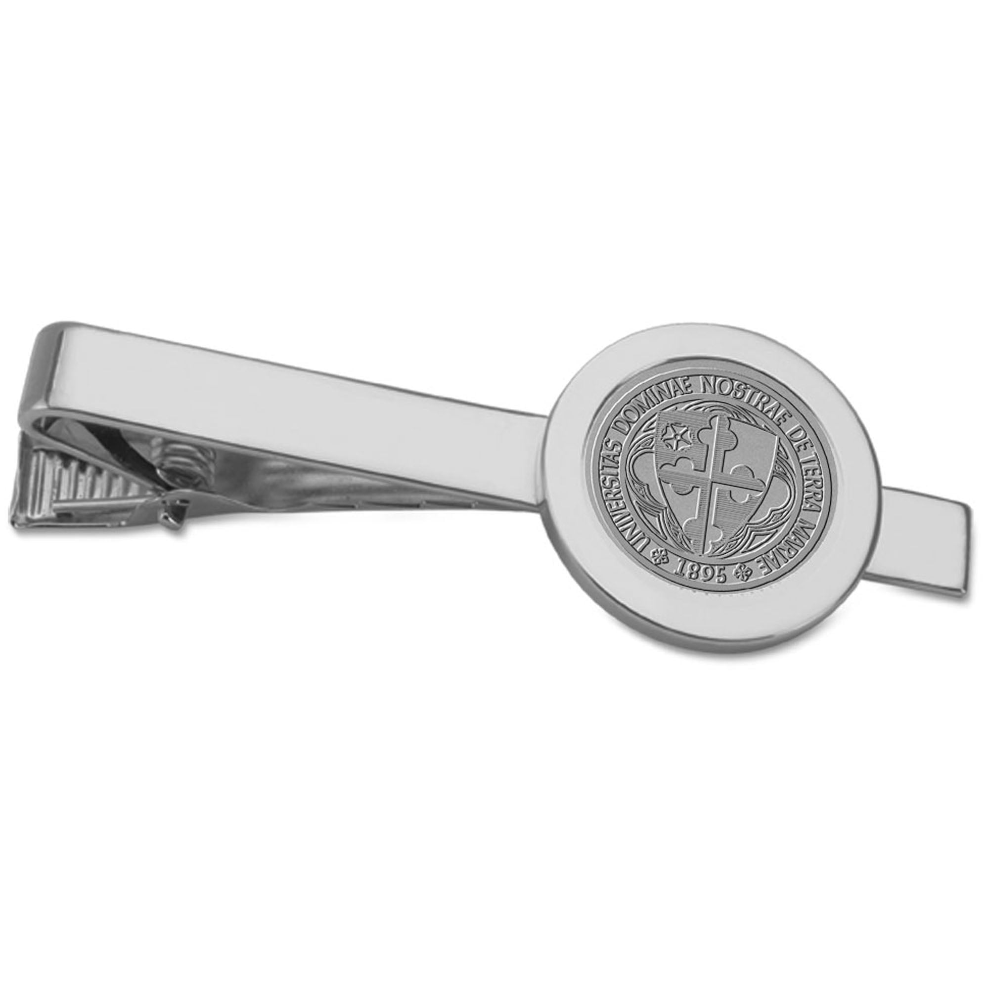 Silver Notre Dame of Maryland Gators Tie Bar