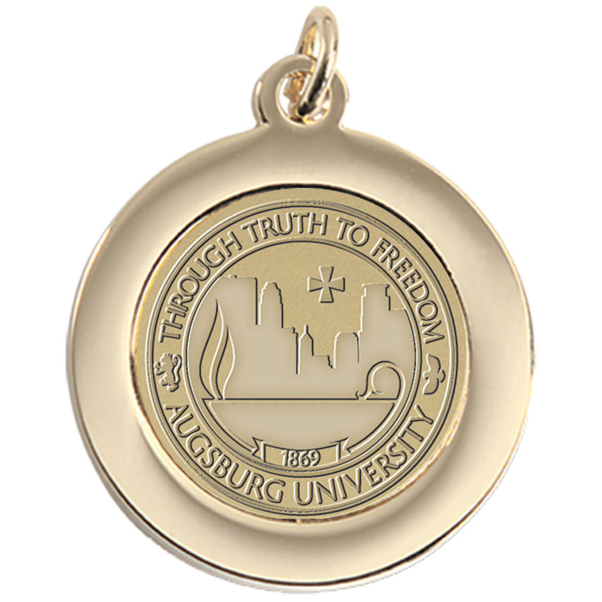 Gold Augsburg University Team Pendant