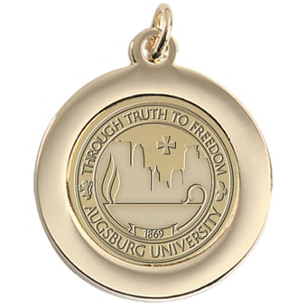 Gold Augsburg University Team Pendant