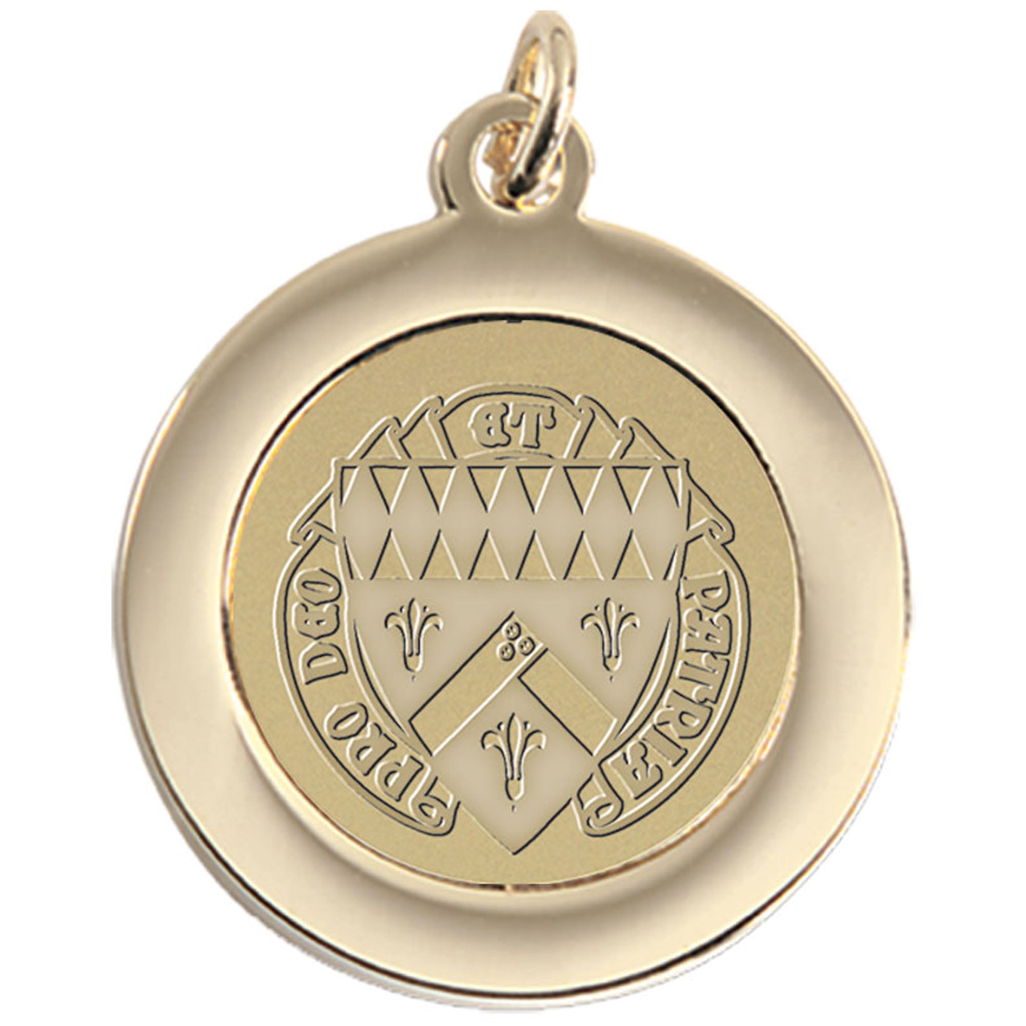 Gold Loras College Duhawks Team Pendant