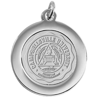 Silver Campbellsville Tigers Team Pendant