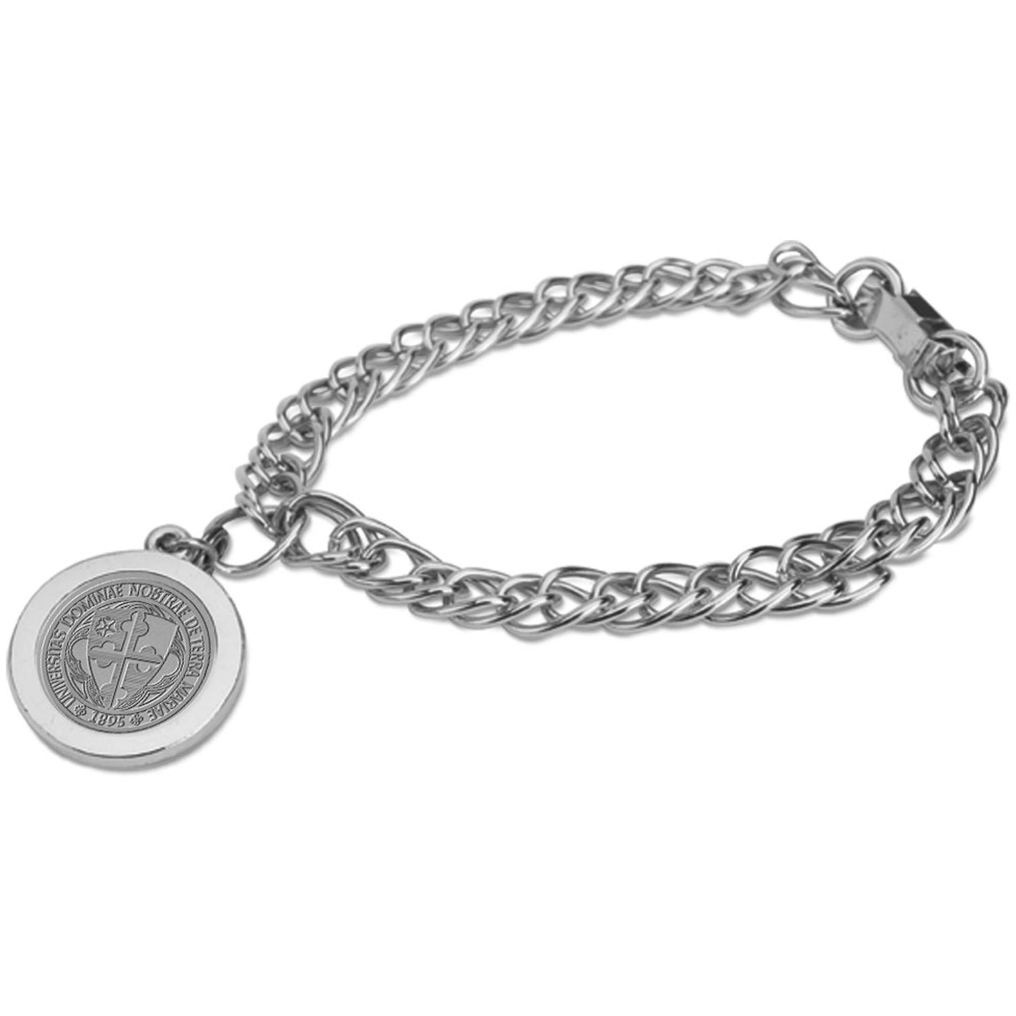 Silver Notre Dame of Maryland Gators Charm Bracelet
