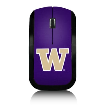 Washington Huskies Solid Design Wireless Mouse