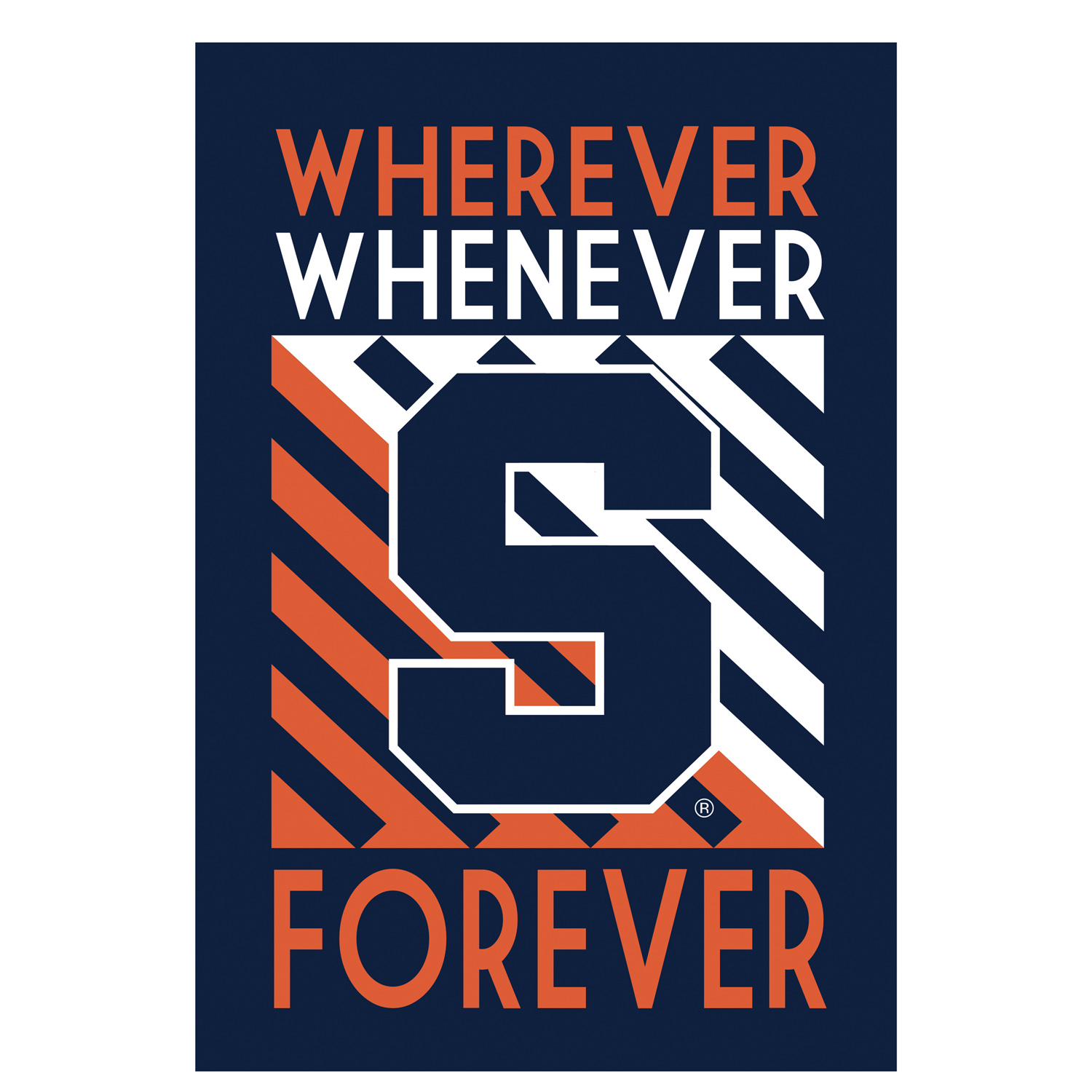 Syracuse Orange 3' x 5' Forever Fan Double-Sided House Flag