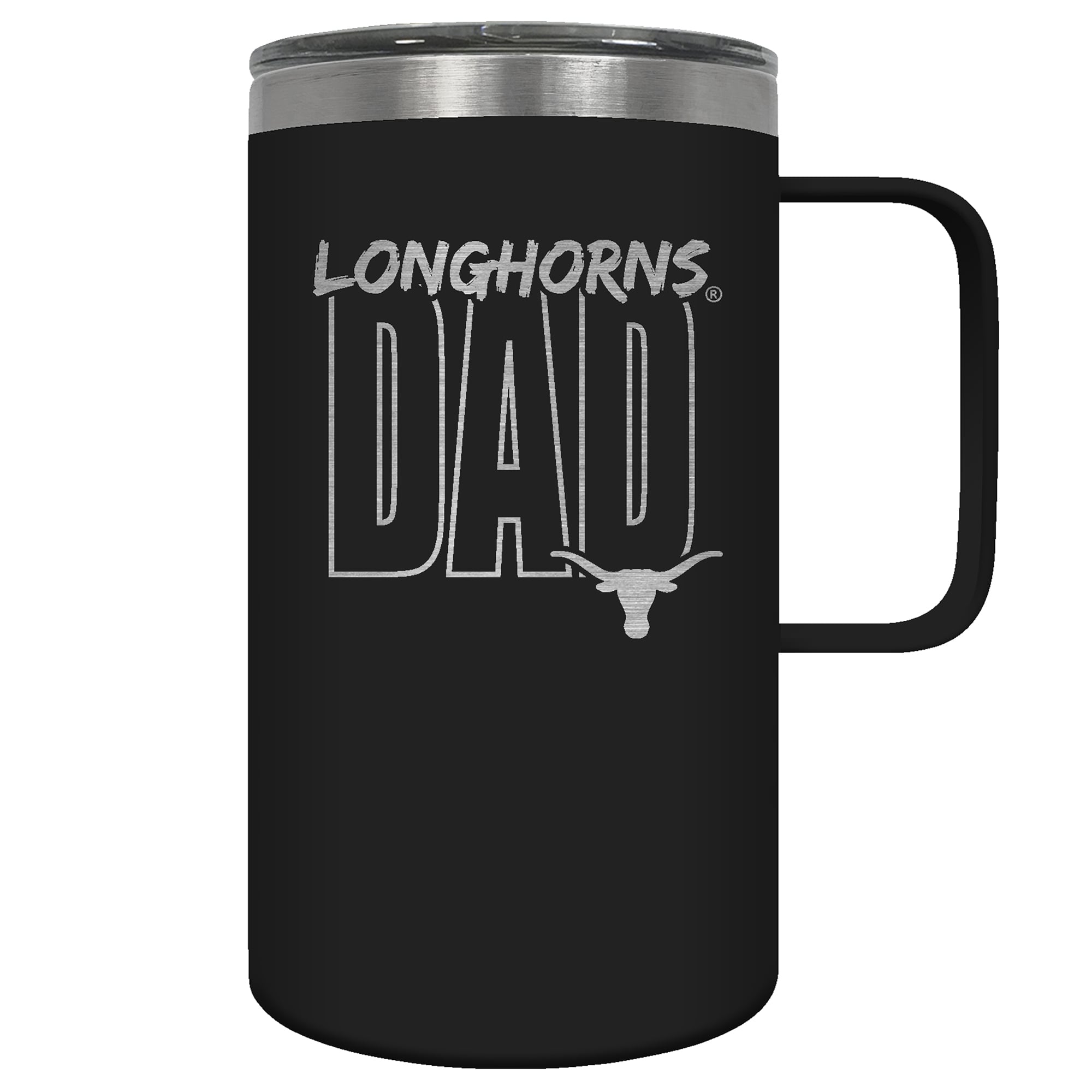 Texas Longhorns Dad 18oz. Hustle Travel Mug