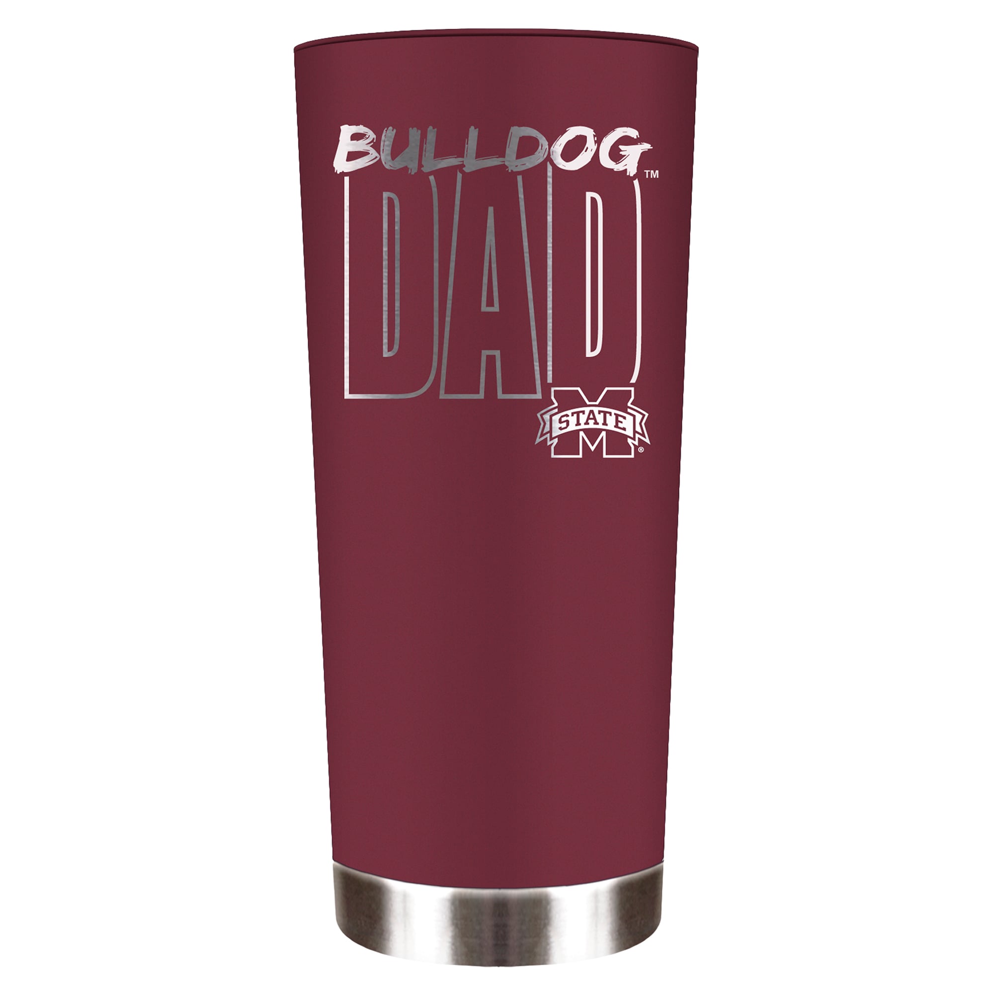 Mississippi State Bulldogs Dad 18oz. Roadie Tumbler