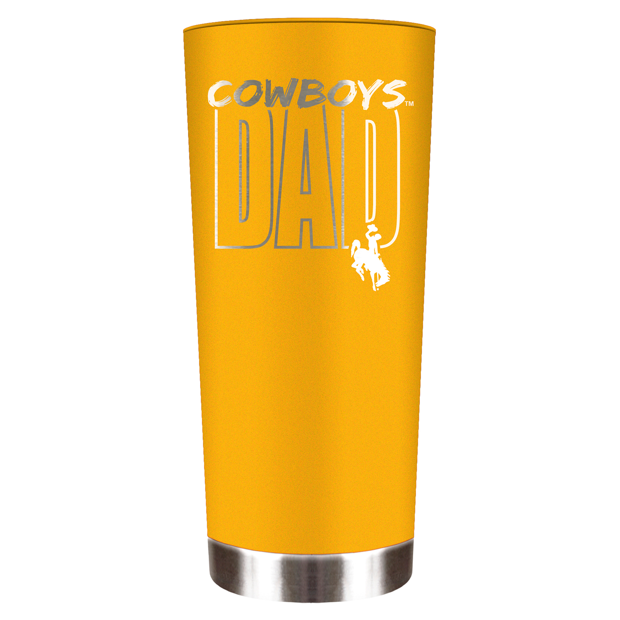 Wyoming Cowboys Dad 18oz. Roadie Tumbler
