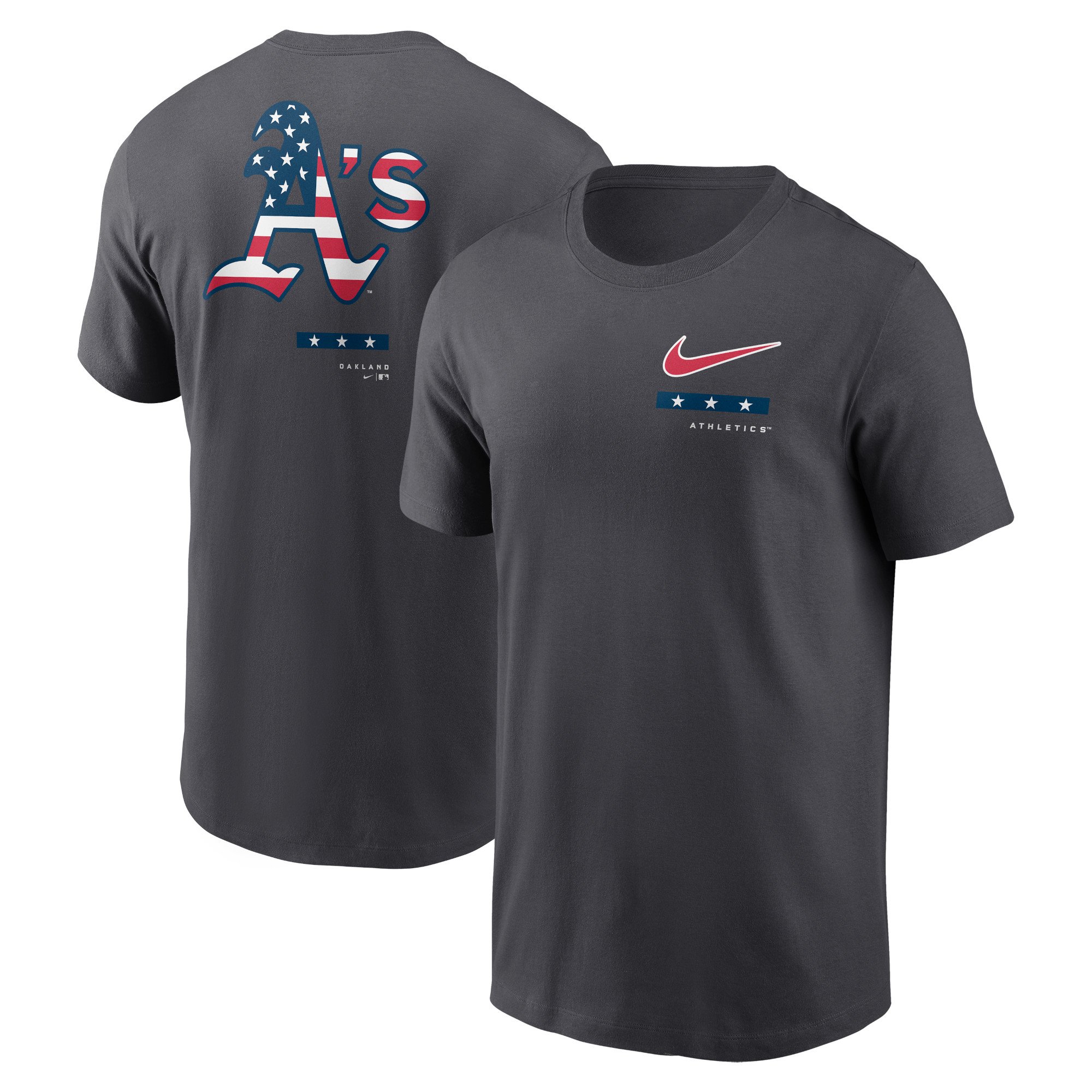 Men's Nike Anthracite Athletics Americana T-Shirt