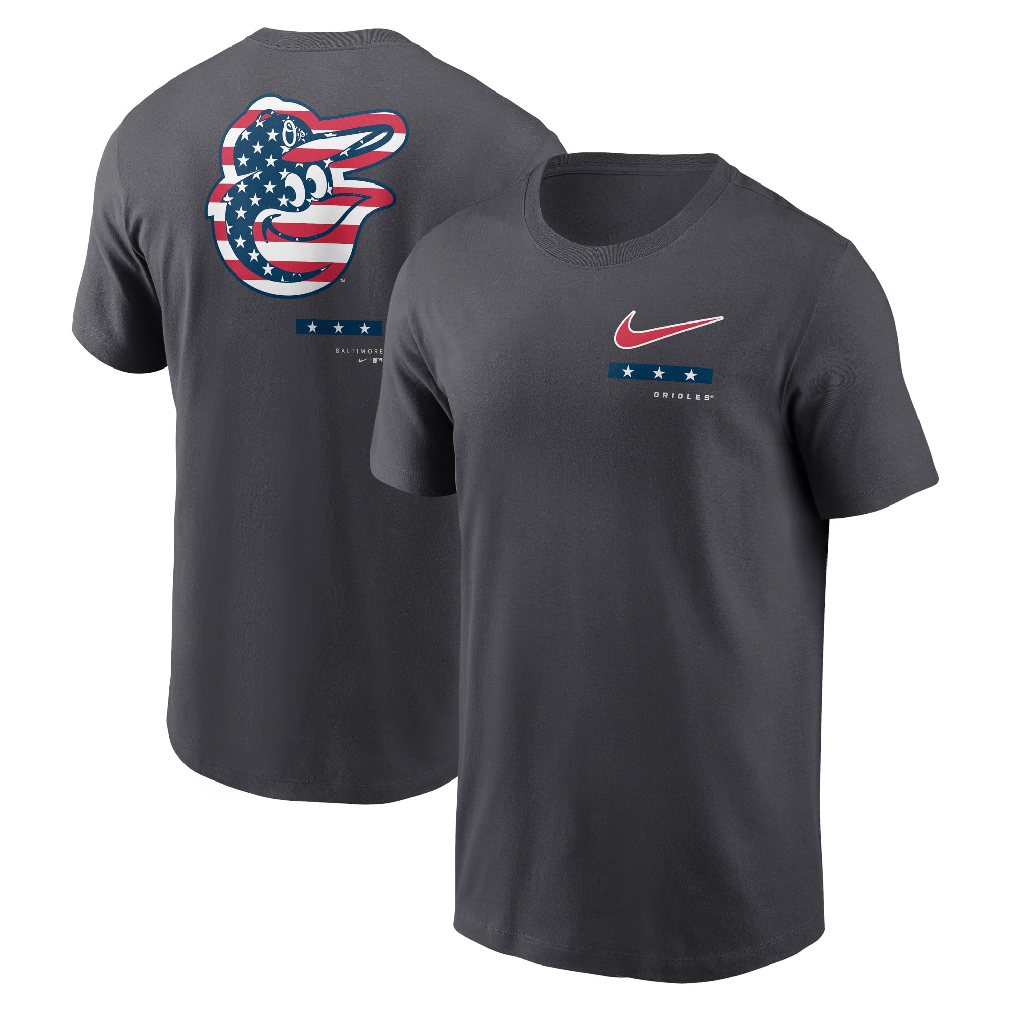 Men's Nike Anthracite Baltimore Orioles Americana T-Shirt