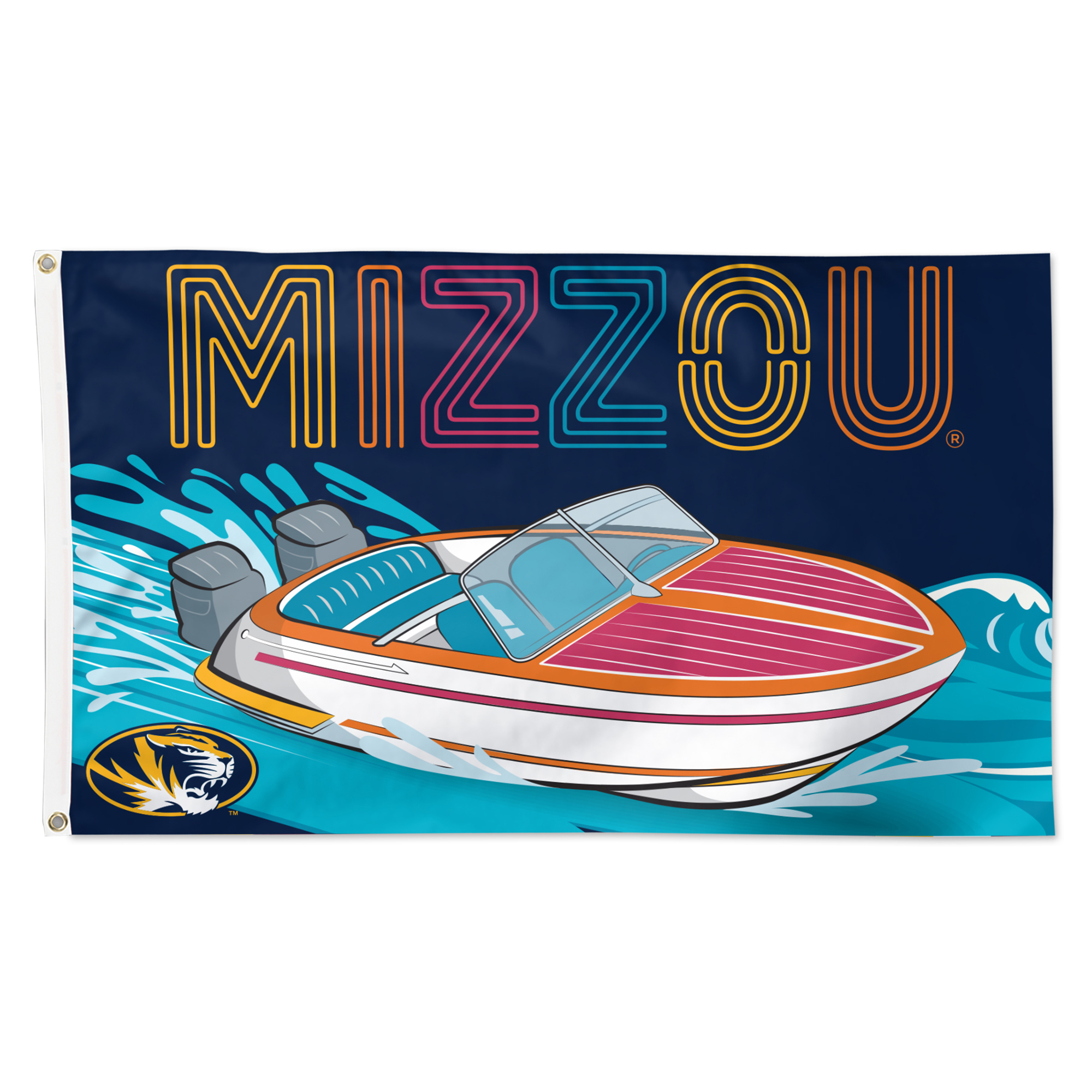 WinCraft Missouri Tigers 3' x 5' Lake Vibes Speed Boat Deluxe Flag