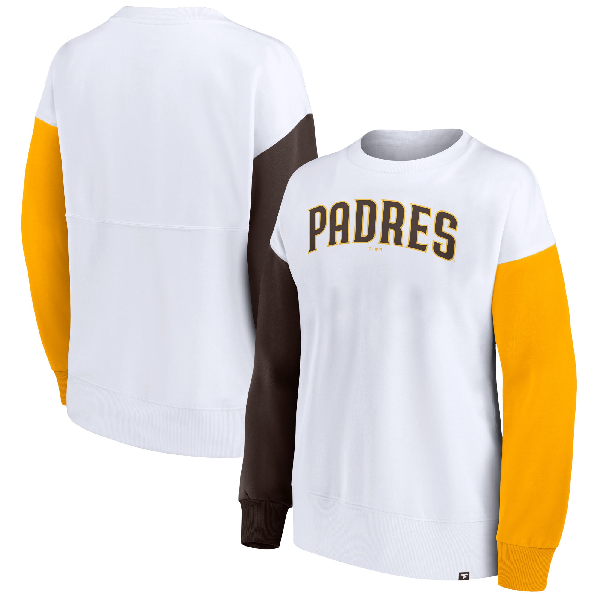Women's Fanatics White San Diego Padres Series Pullover Sweatshirt