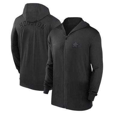 Nike Black Authentic Collection Travel Performance Lightweight Full-Zip Hoodie