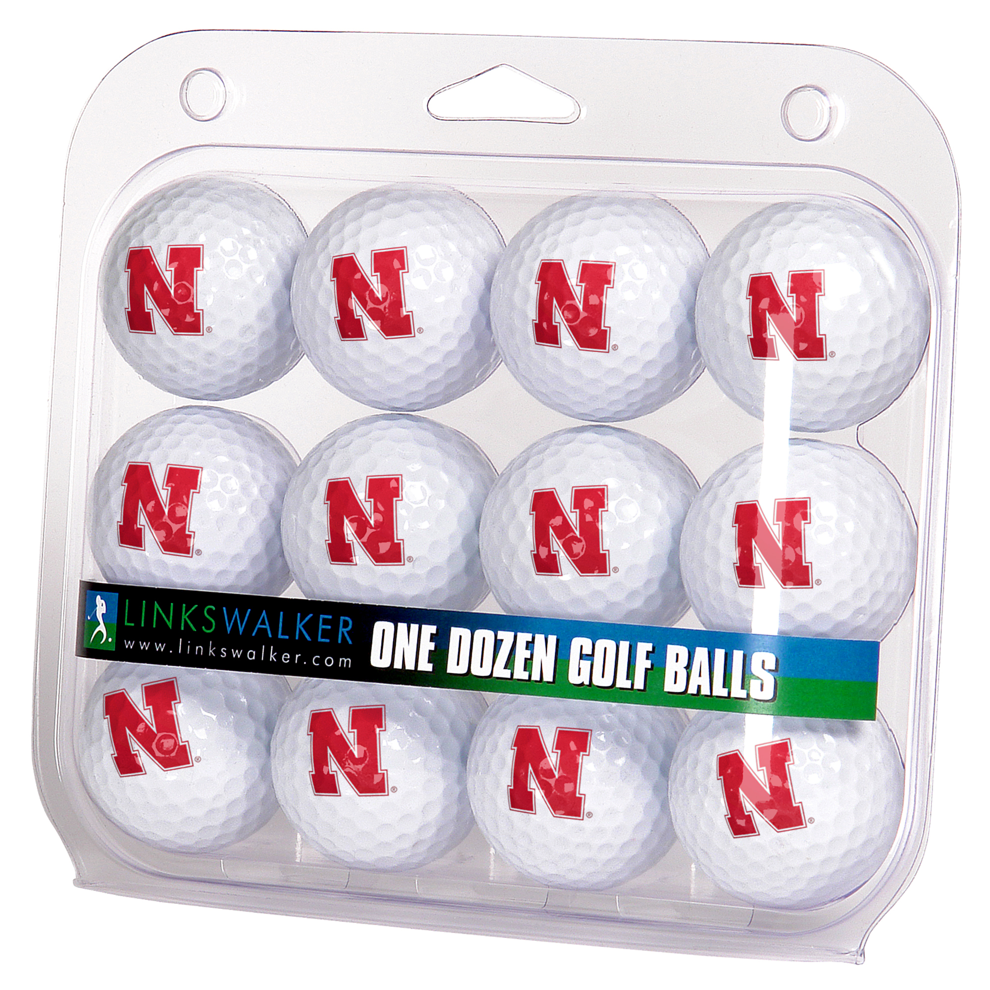 Nebraska Huskers 12-Pack Golf Ball Set