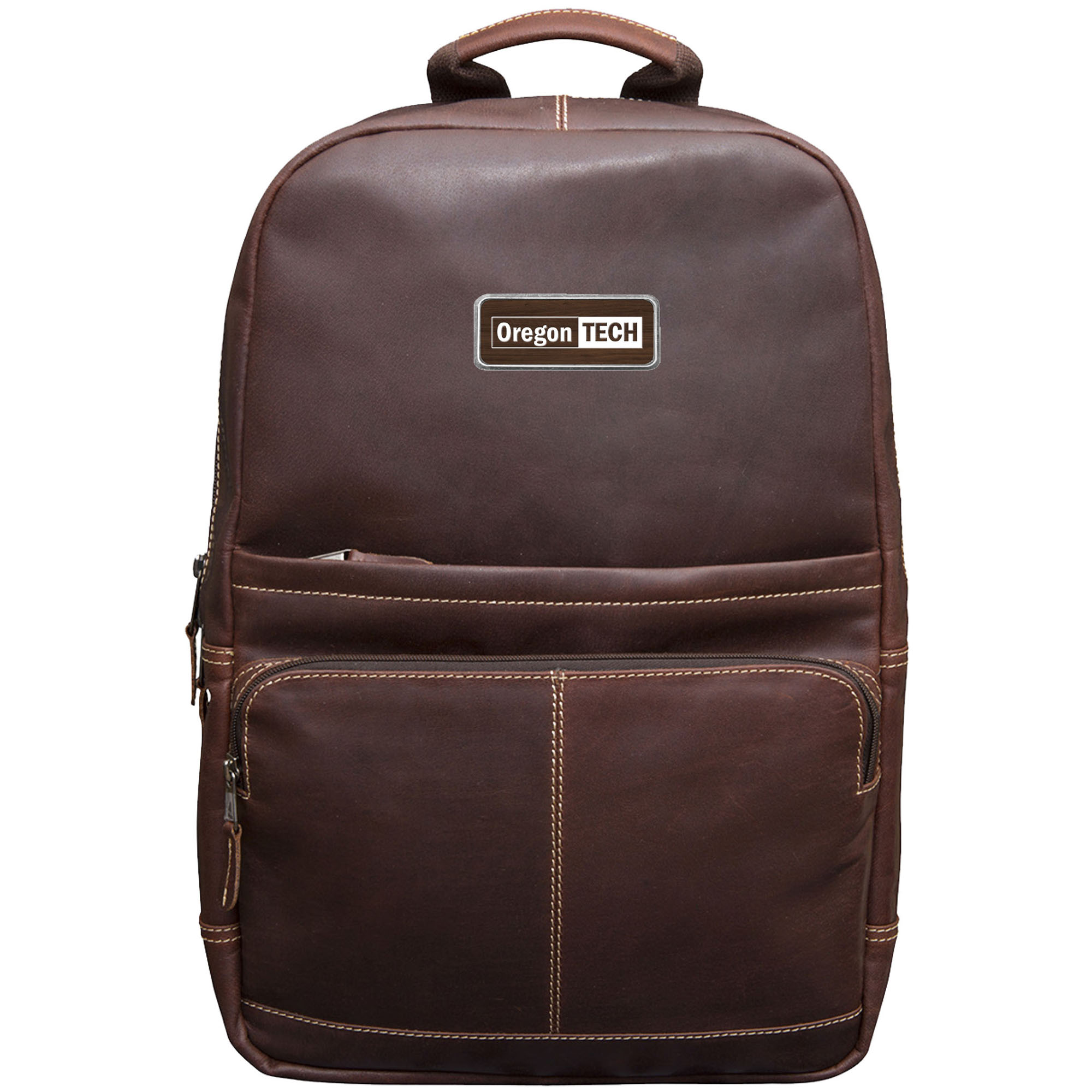 Brown Oregon Tech Hustlin' Owls Logo Plate Kannah Canyon Backpack