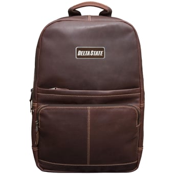 Brown Delta State Statesmen Logo Plate Kannah Canyon Backpack