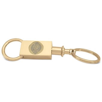 Gold Fordham Rams Personalized Key Ring