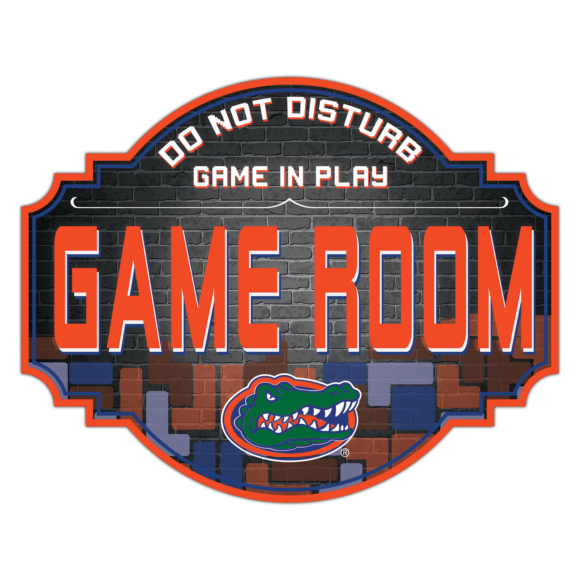 Florida Gators 12'' Game Room Tavern Sign