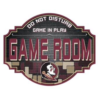 Florida State Seminoles 12'' Game Room Tavern Sign