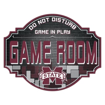 Mississippi State Bulldogs 12'' Game Room Tavern Sign