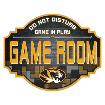 Missouri Tigers 12'' Game Room Tavern Sign